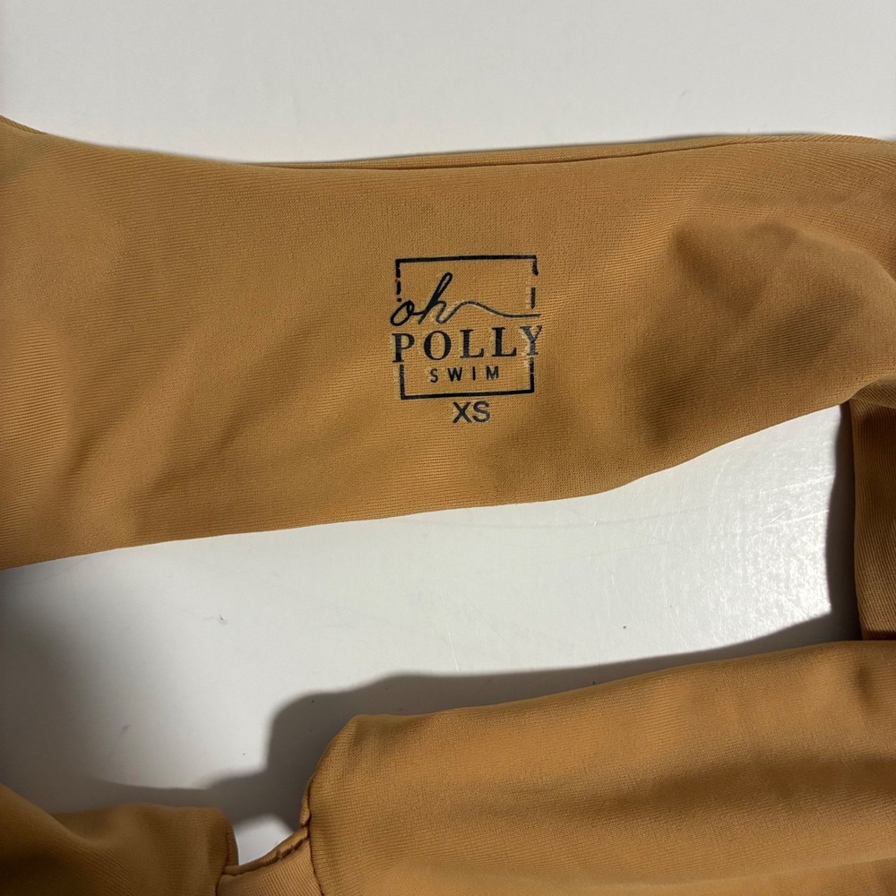 Oh Polly Tan Cutout One-Piece Swimsuit - Picture 4 of 6